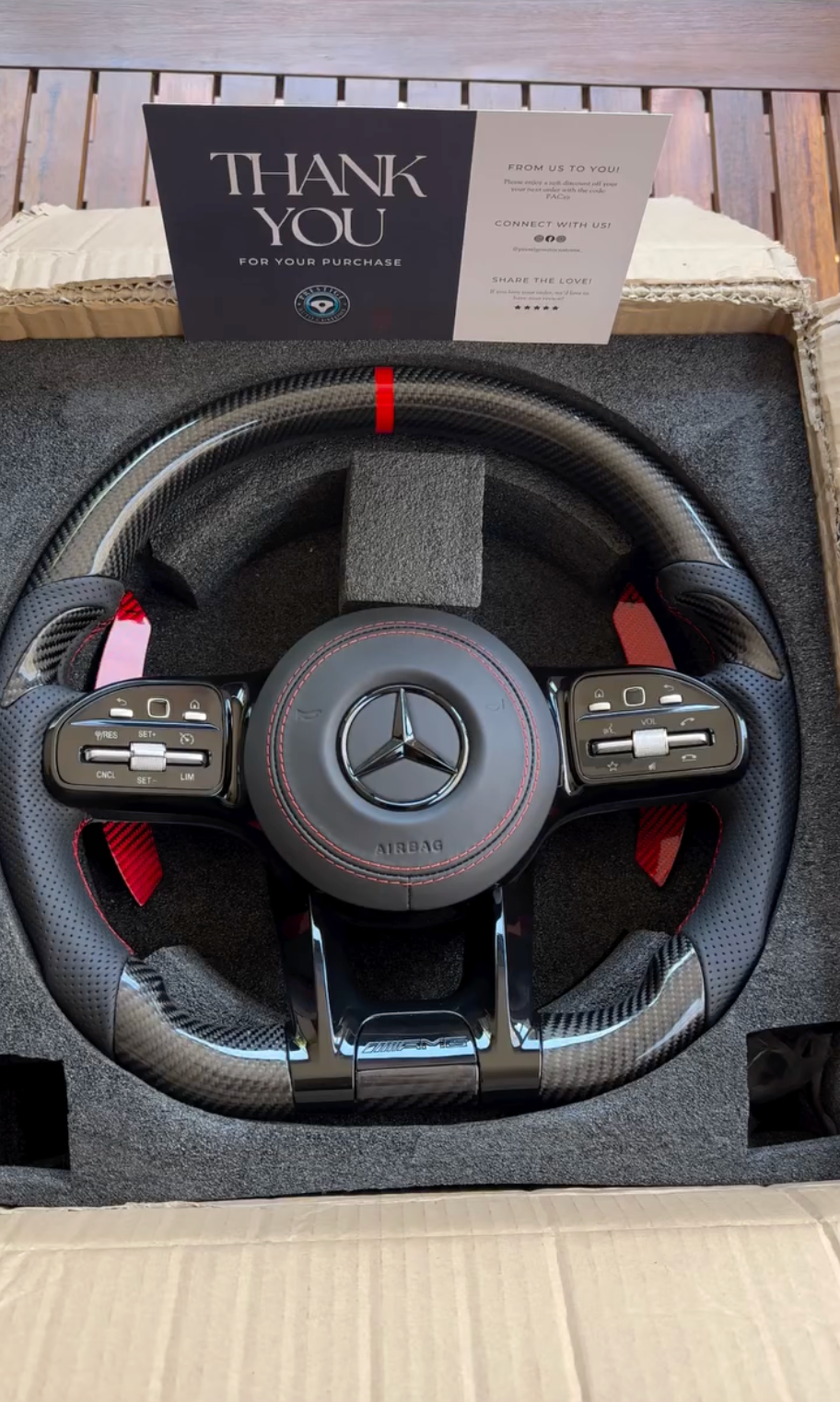 2015 Mercedes E400 upgraded carbon fibre wheel